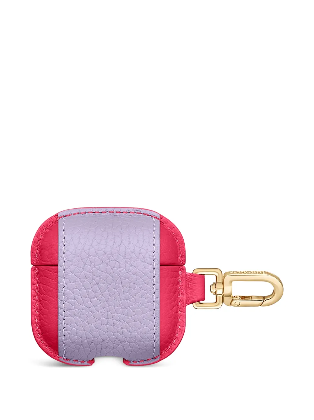  Maison De Sabré Leather Airpods 4 Keyring Case - Pink 