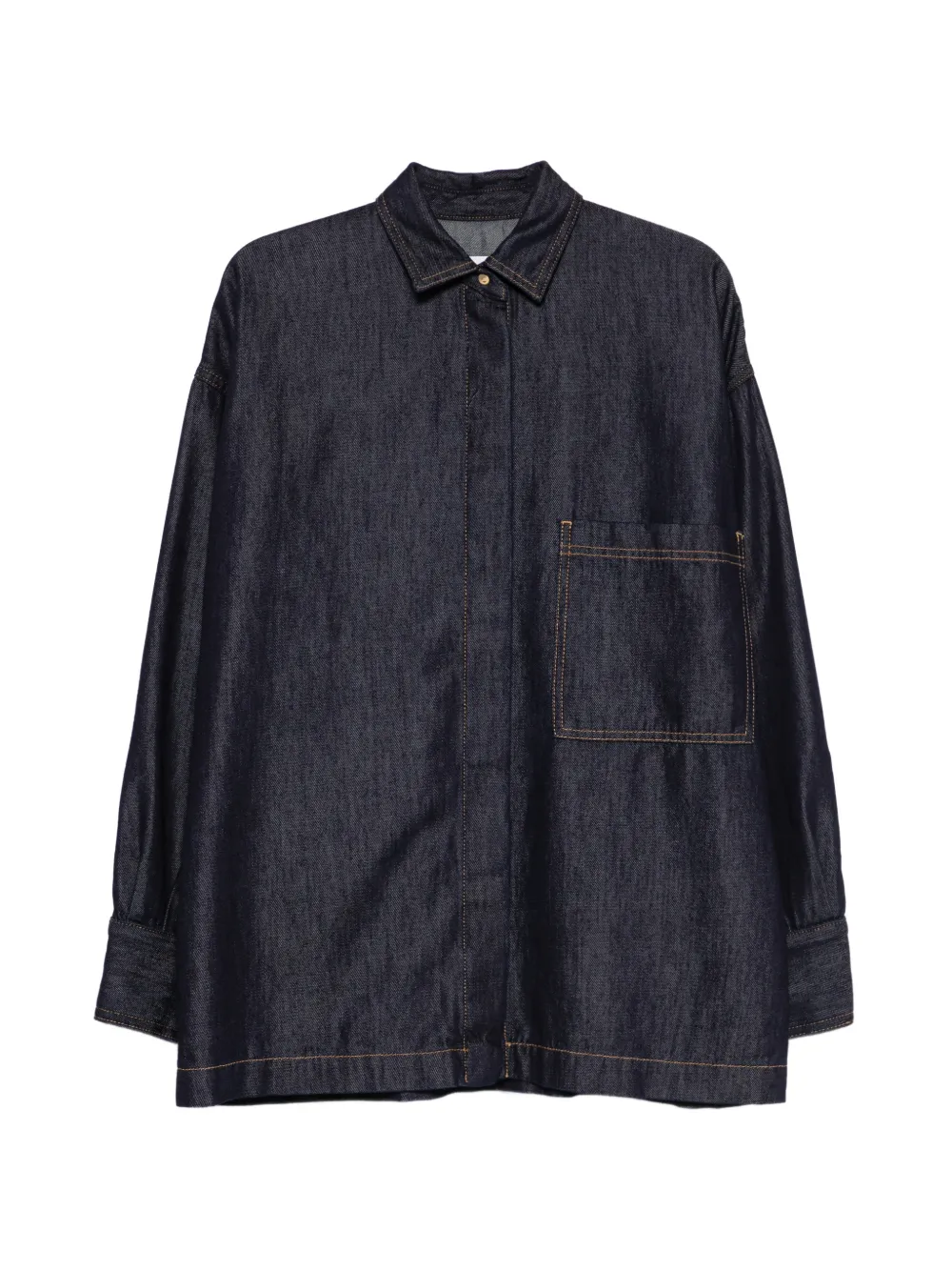 DARKPARK chest-pocket denim shirt - Blu