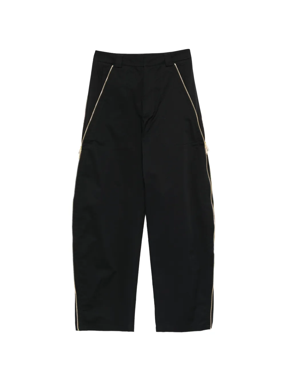 DARKPARK zip-detail trousers - Nero