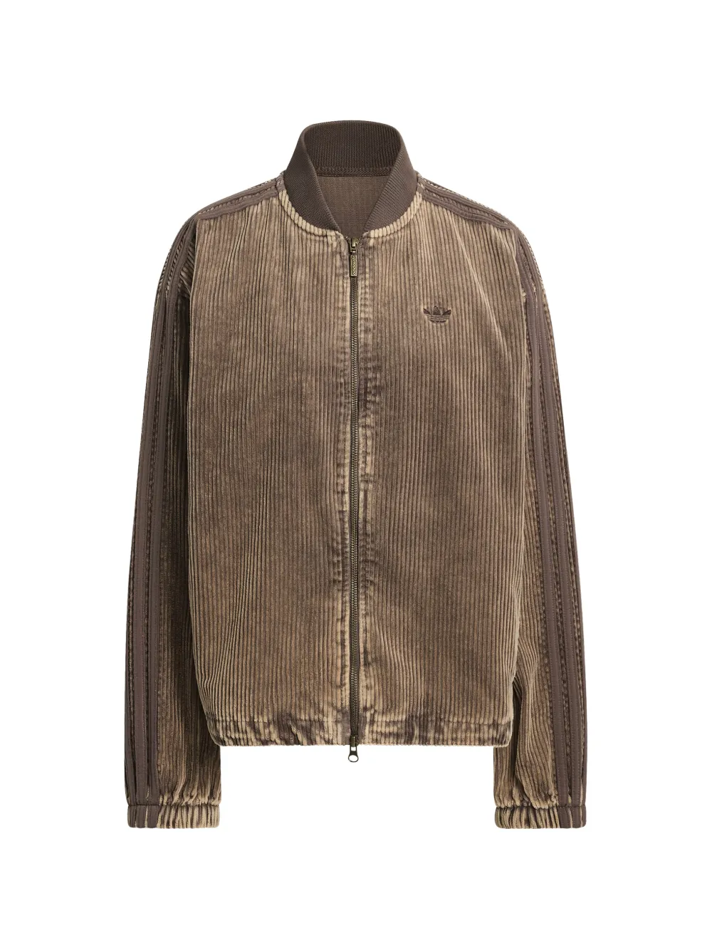 adidas SST corduroy zip jacket - Marrone
