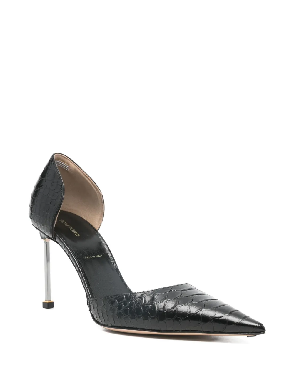 TOM FORD Pumps met puntige metalen hak Zwart
