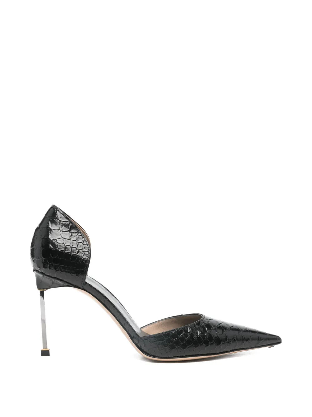 TOM FORD pointed metal heel pumps - Nero