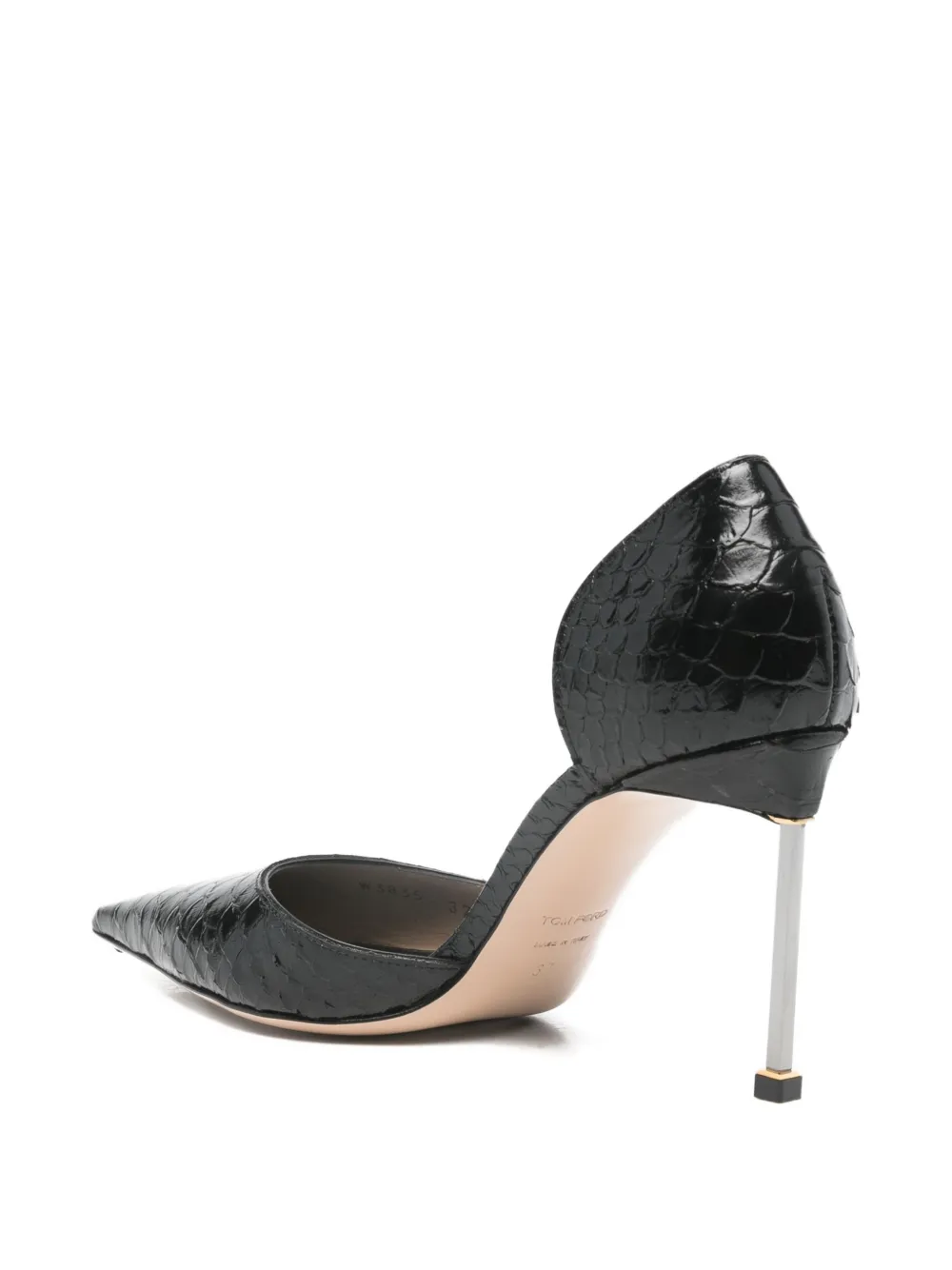 TOM FORD Pumps met puntige metalen hak Zwart