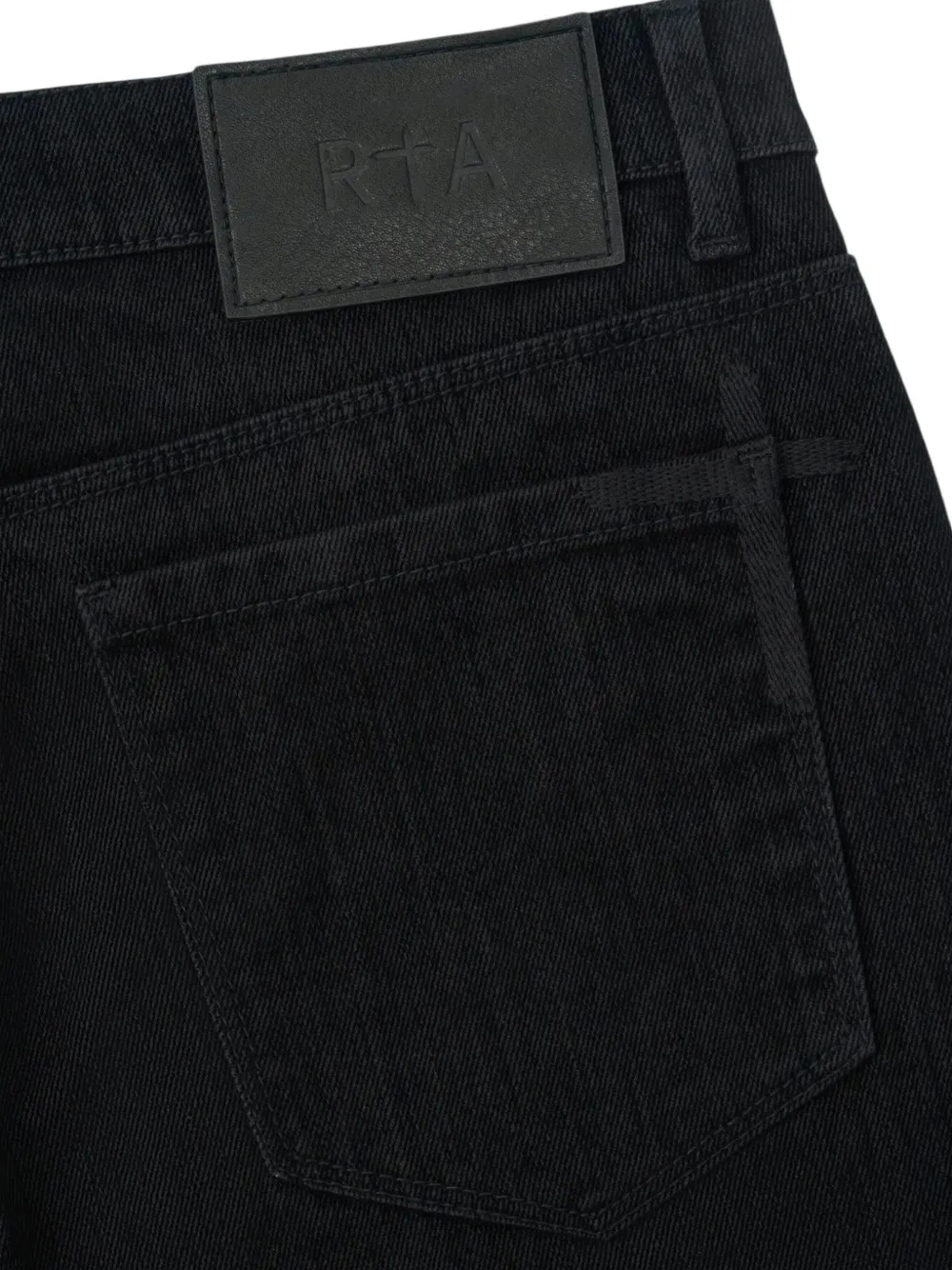 RTA Bryant gesmockte skinny jeans Zwart