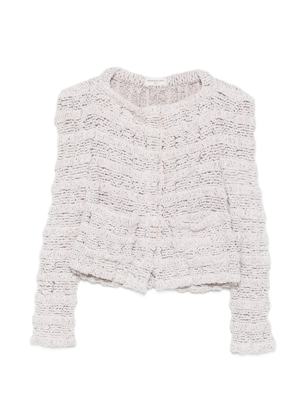 Veronique Leroy crew-neck cadigan - Toni neutri