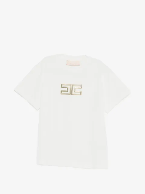 Elisabetta Franchi La Mia Bambina playera con detalle del logo