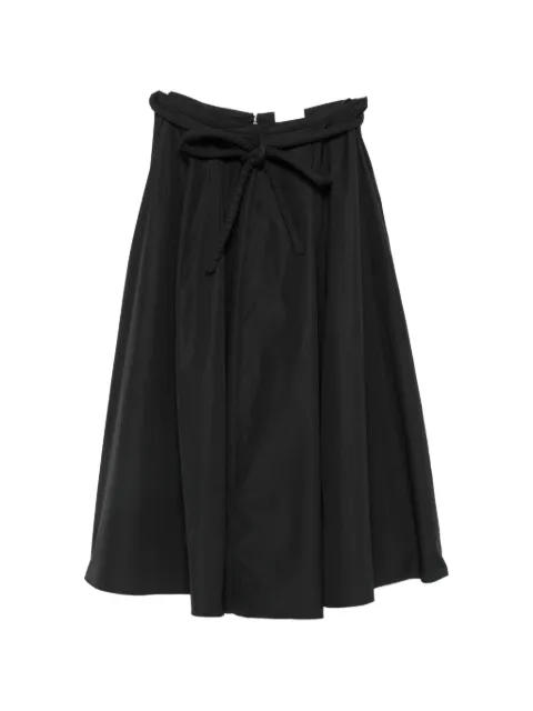 Veronique Leroy braided-tie flared skirt