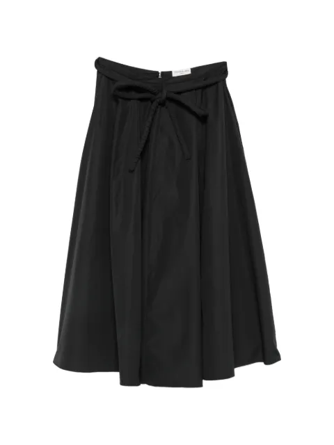 Veronique Leroy braided-tie flared skirt