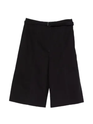 Raf Simons high-waisted Cotton Shorts | Black | FARFETCH