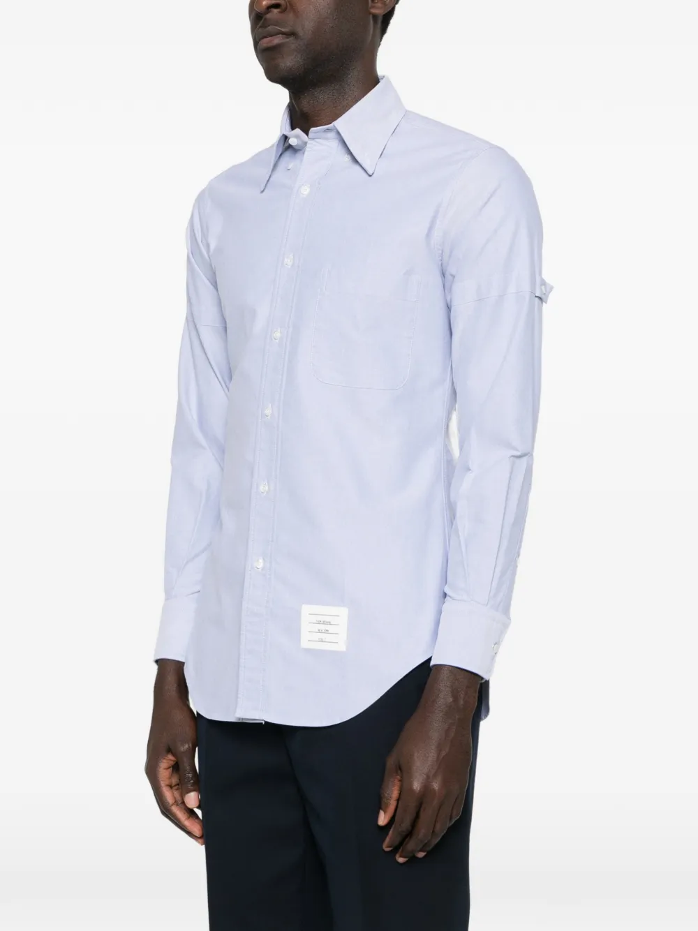 Thom Browne Camisa Con Botones - Azul 