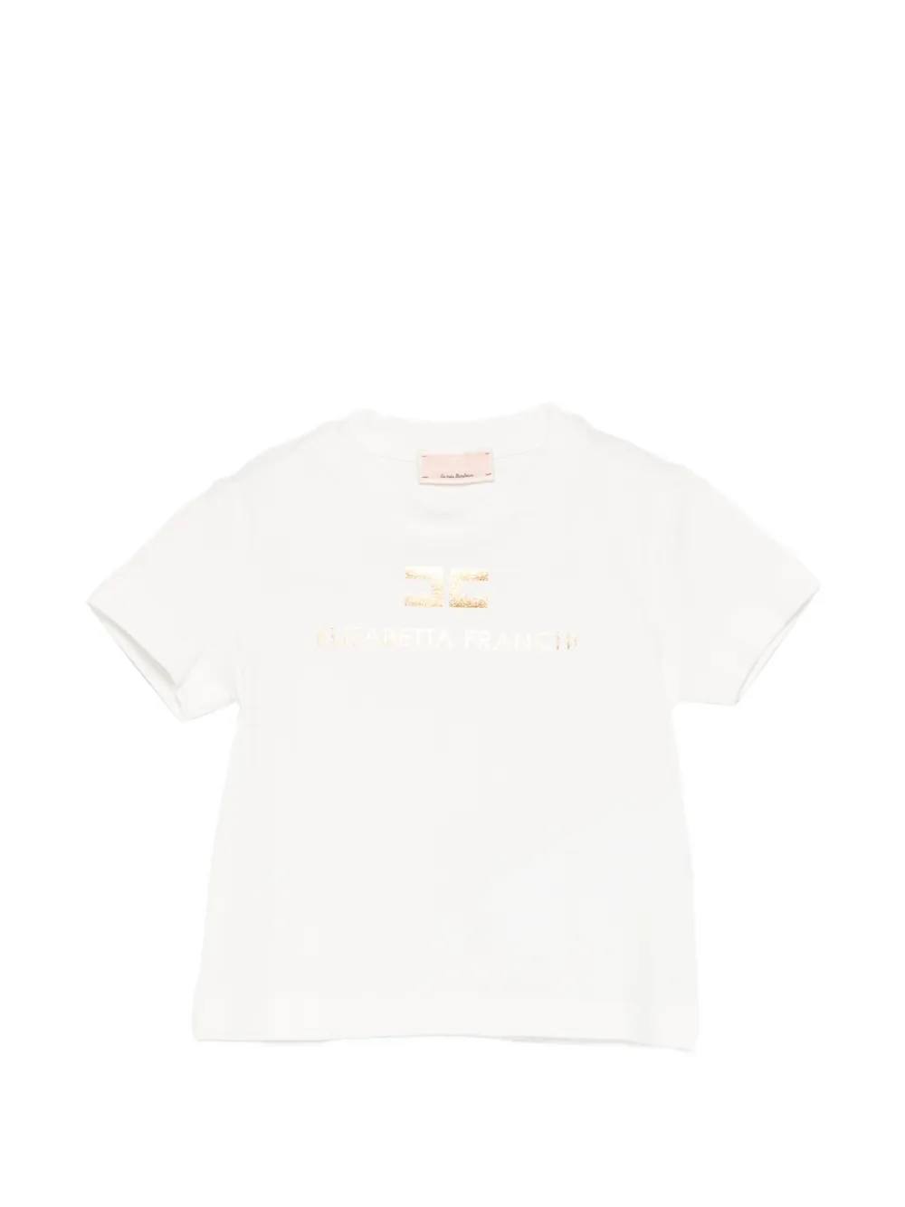 Elisabetta Franchi La Mia Bambina logo T-shirt - Bianco