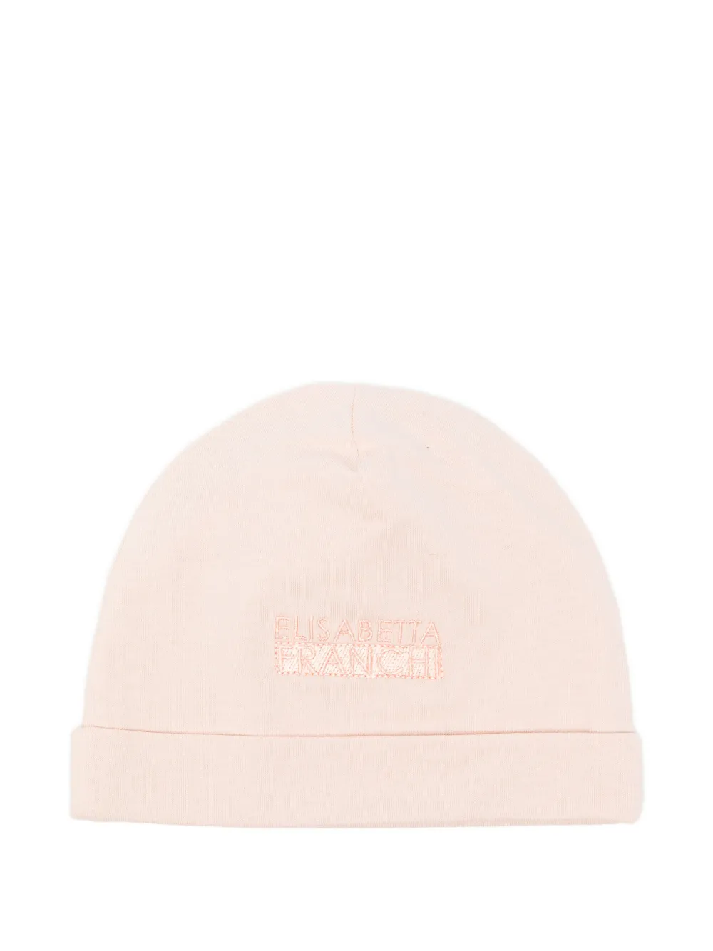 Elisabetta Franchi La Mia Bambina logo-embroidered hat - Rosa