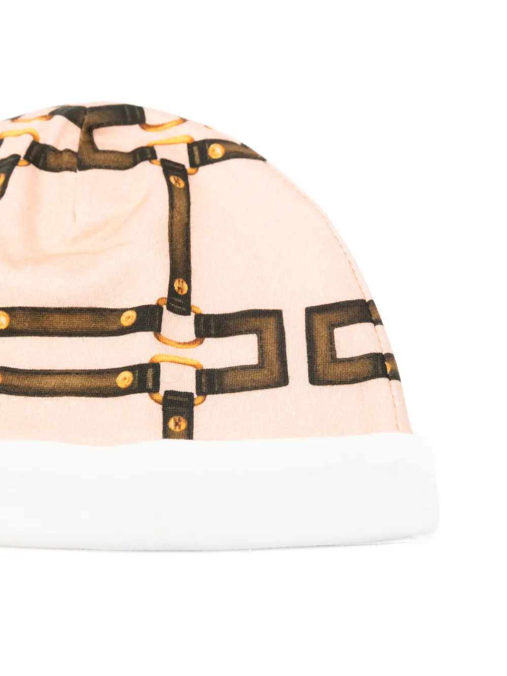 Elisabetta Franchi La Mia Bambina Muts met gesppatroon Roze