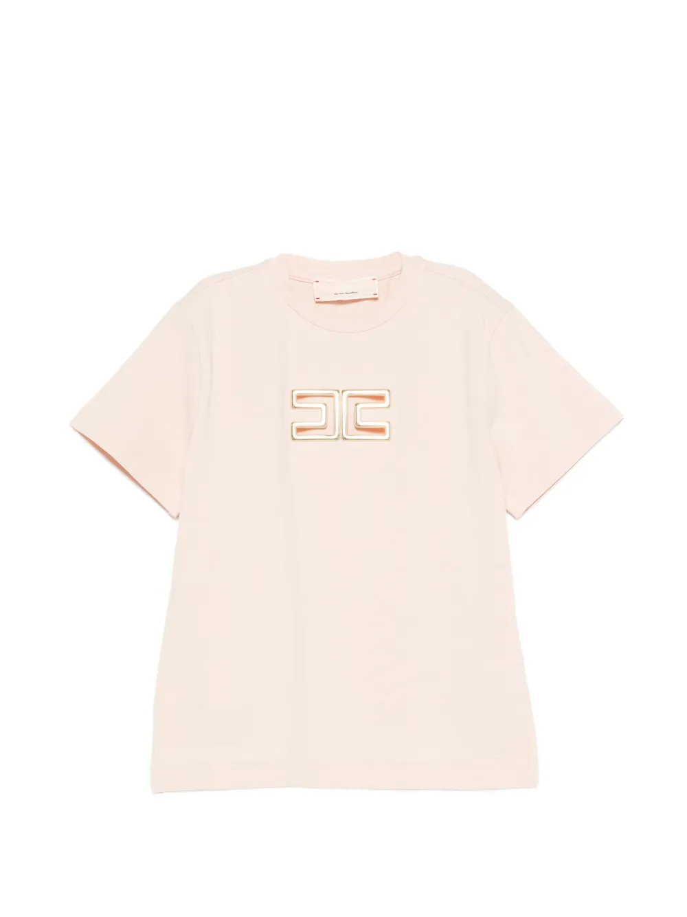 Elisabetta Franchi La Mia Bambina T-shirt con logo - Rosa