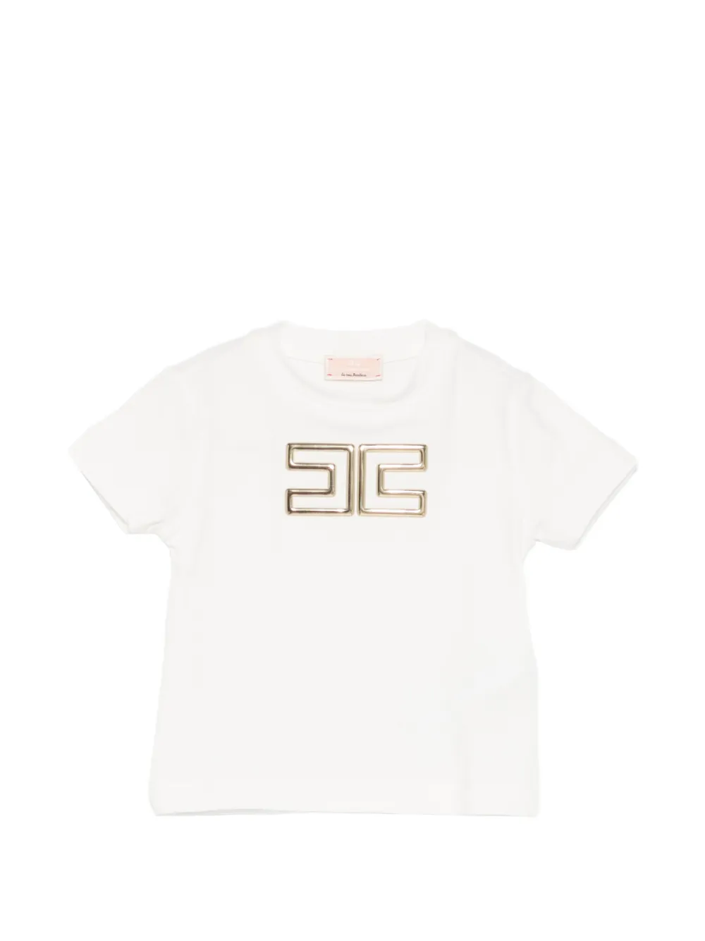 Elisabetta Franchi La Mia Bambina logo T-shirt - Bianco