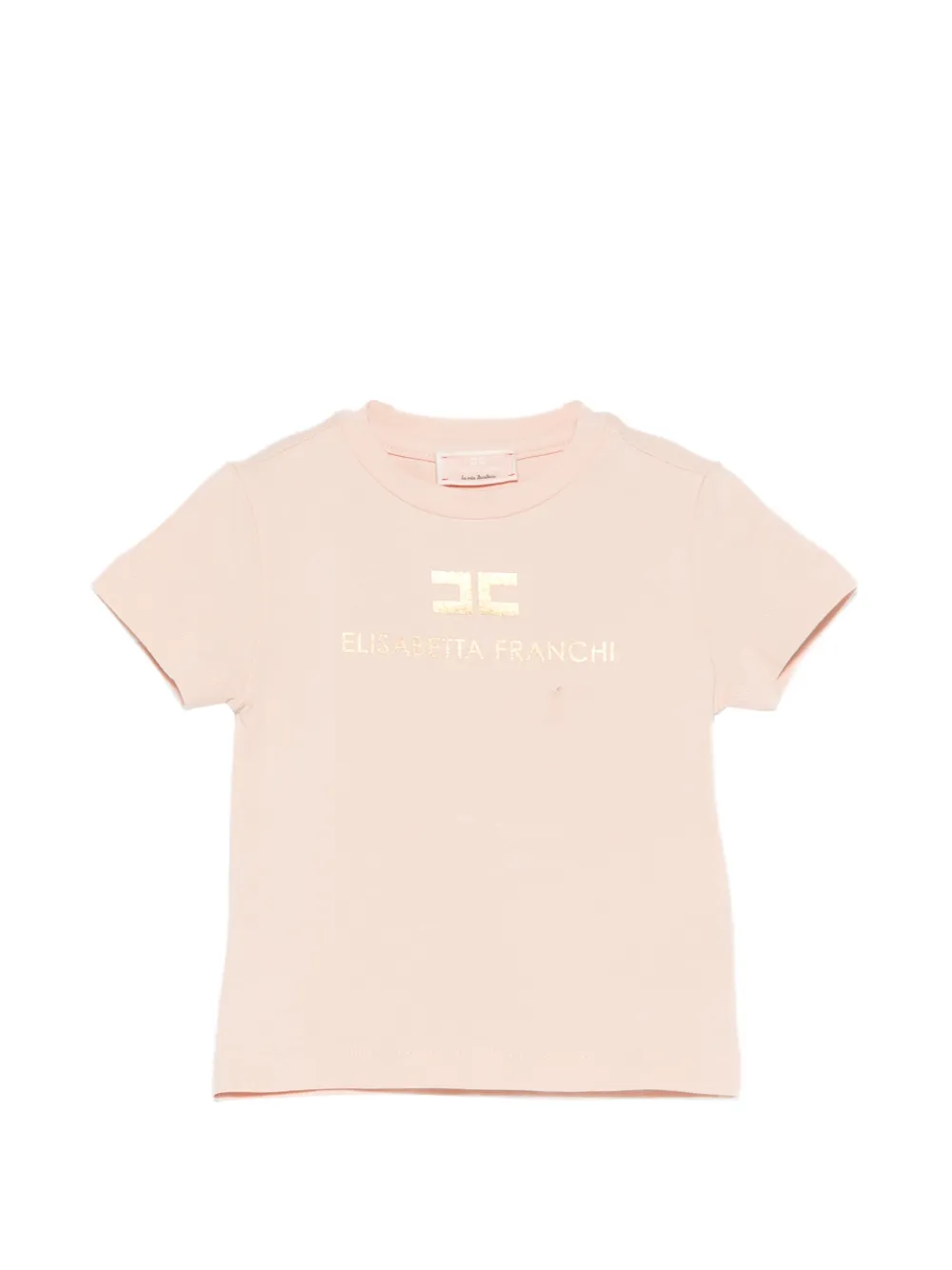 Elisabetta Franchi La Mia Bambina logo T-shirt - Rosa
