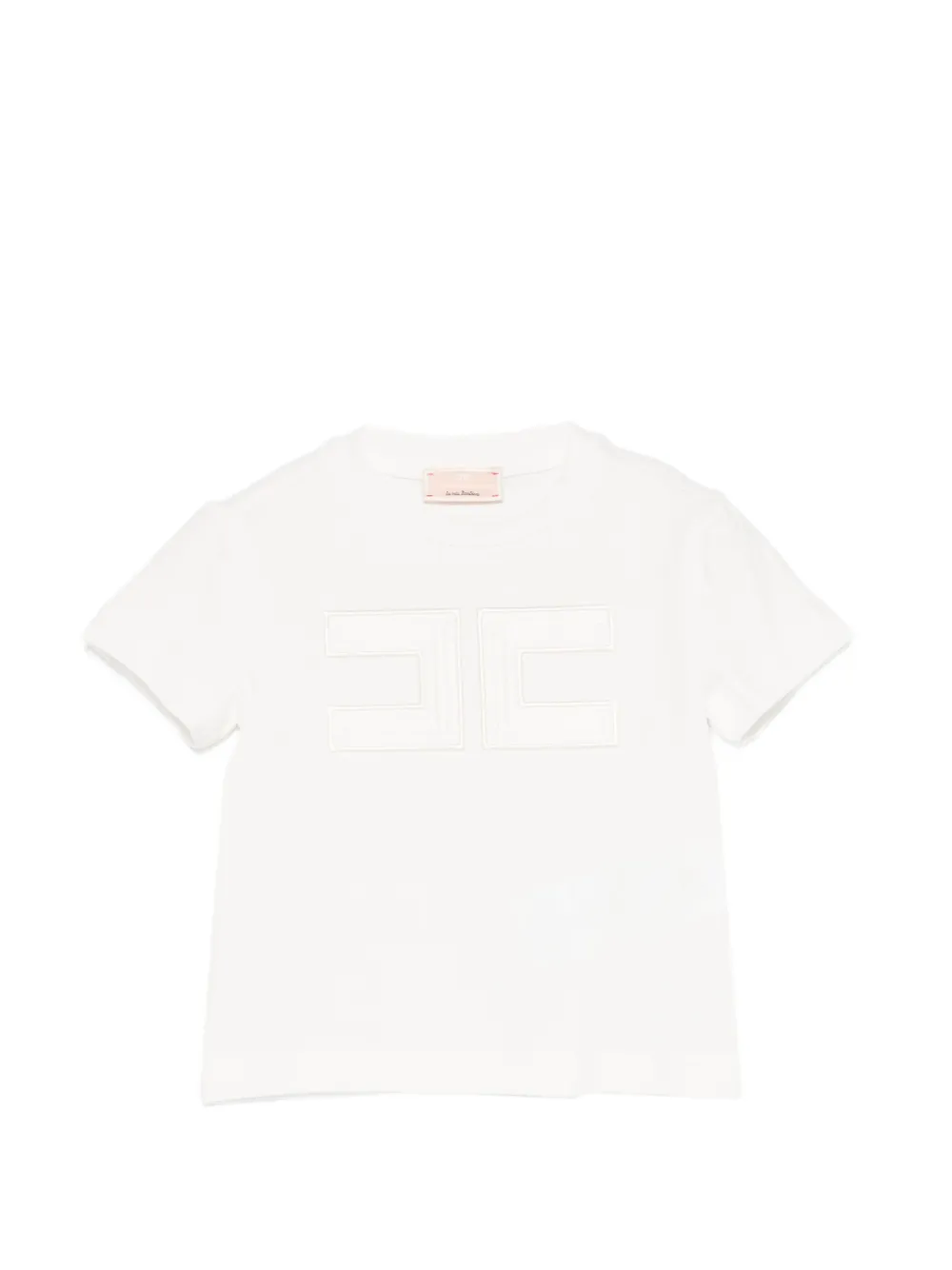 Elisabetta Franchi La Mia Bambina T-shirt con logo - Bianco