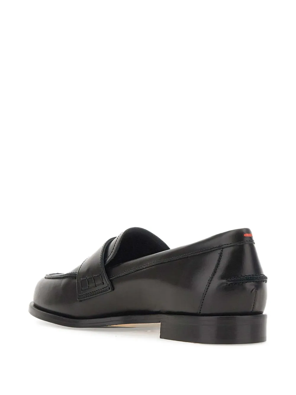 Aeyde Oscar leather loafers Zwart