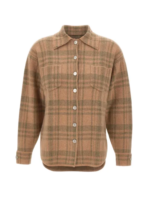Not Shy Jasper patch-pockets checked shirt