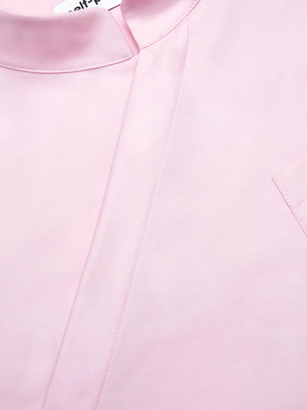 Self-Portrait Asymmetrisch blouse Roze