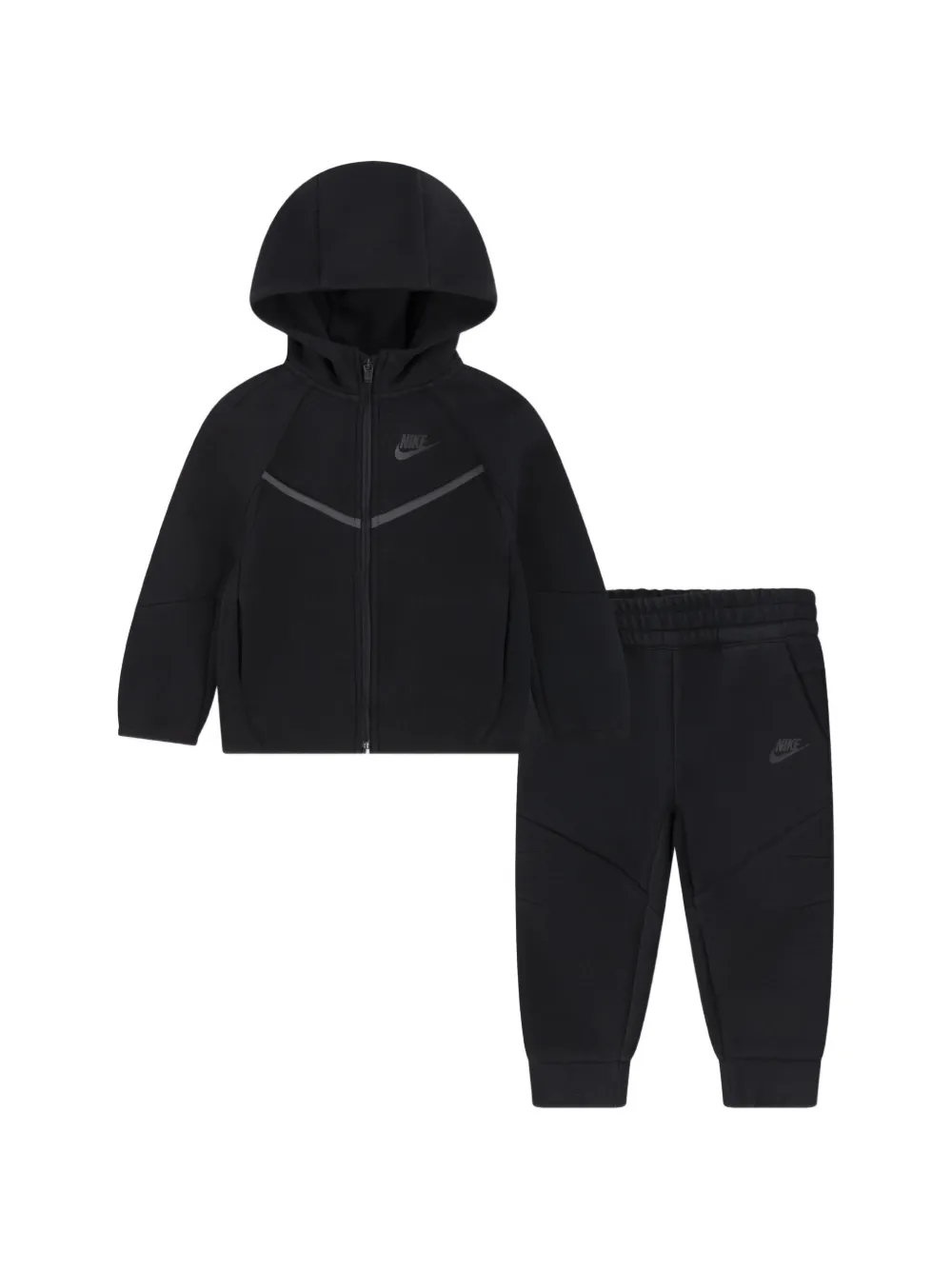Nike Kids hooded zip-fastening tracksuit set (set of two) - Nero