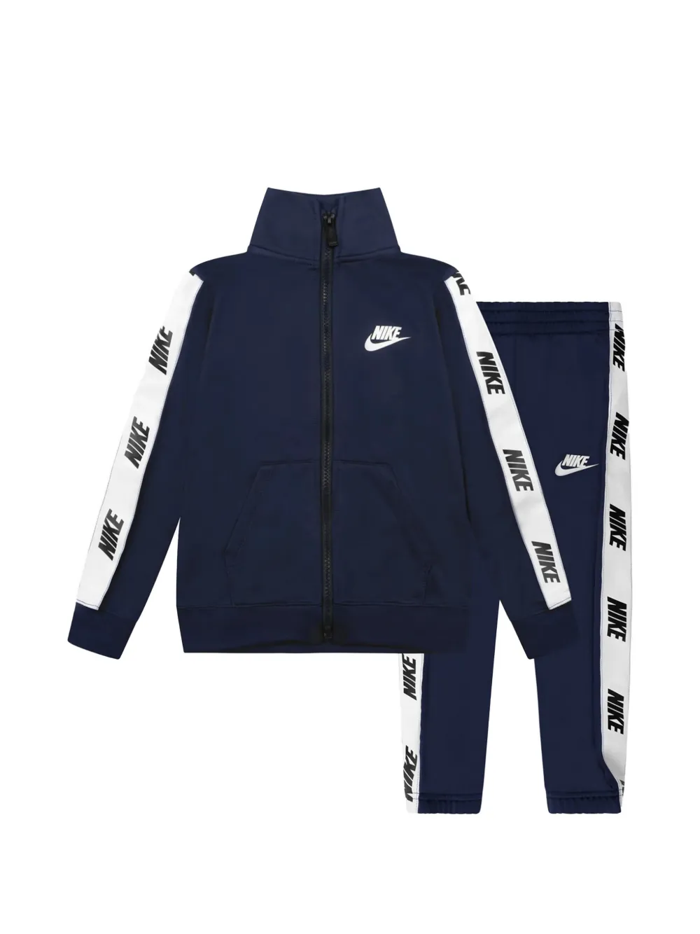 Nike Kids logo-print tracksuit set (set of two) - Blu
