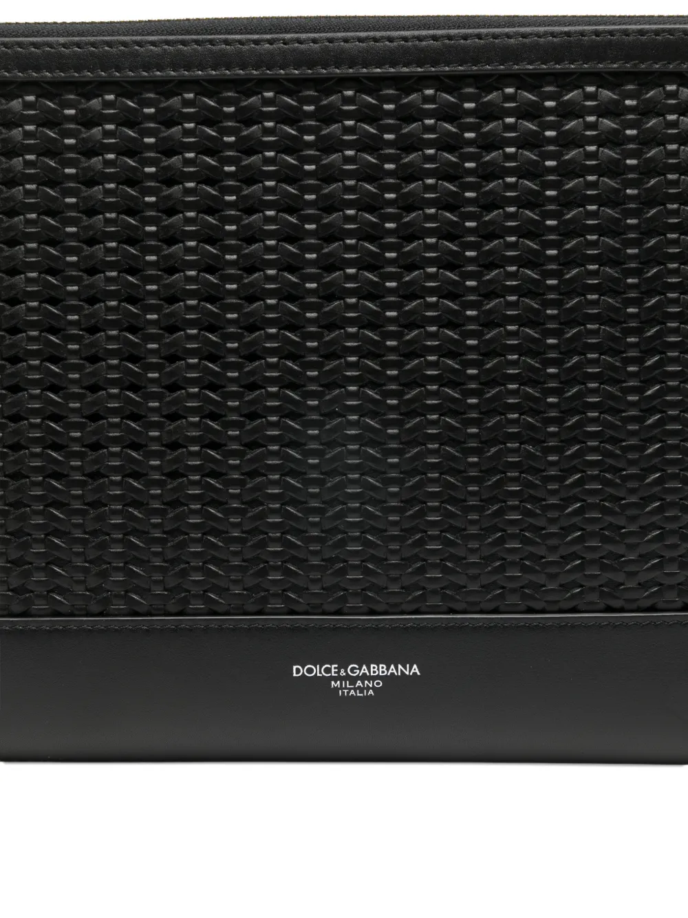 Dolce & Gabbana Atene plongé clutch Zwart