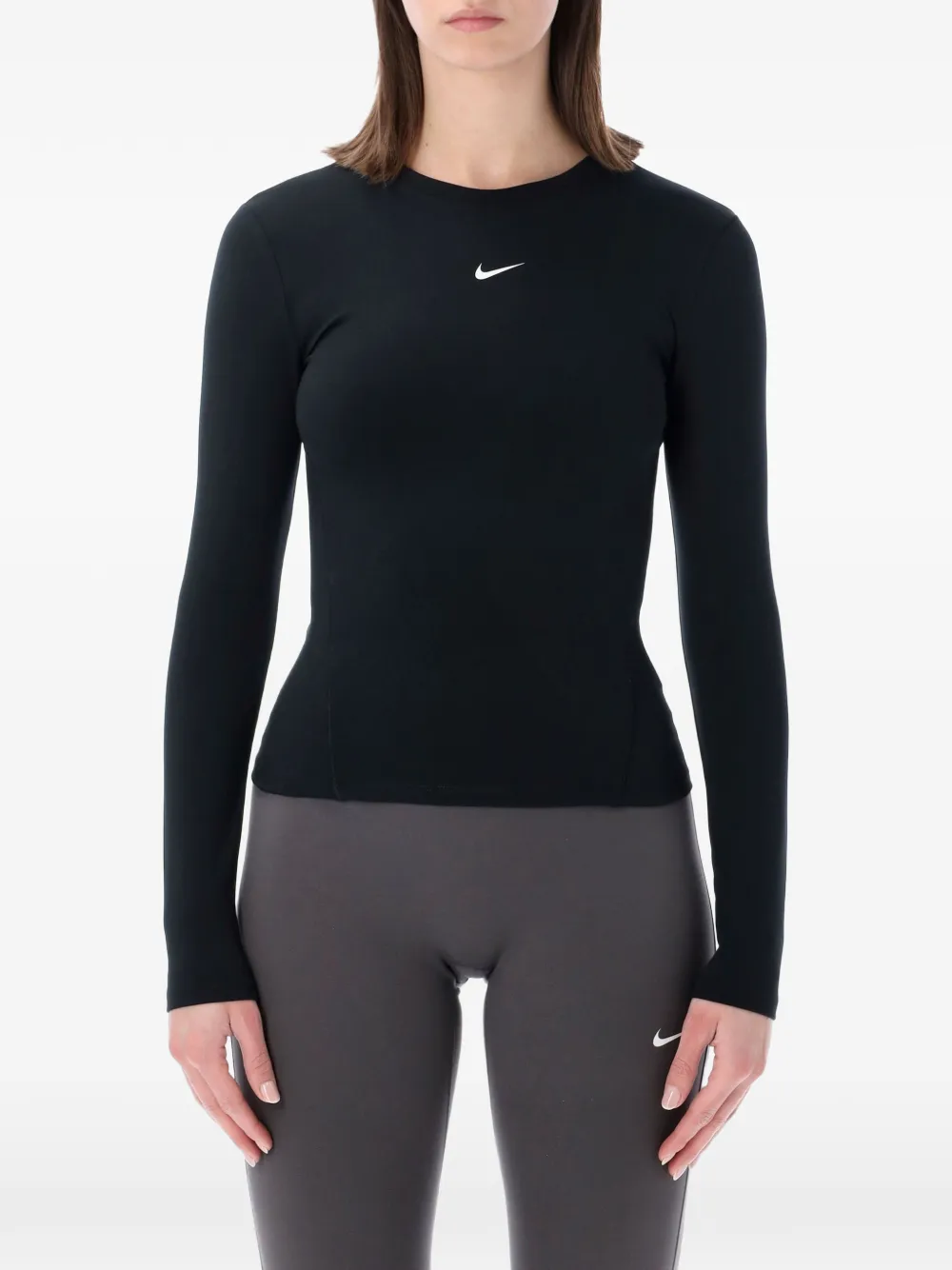 Nike logo-print top - Nero