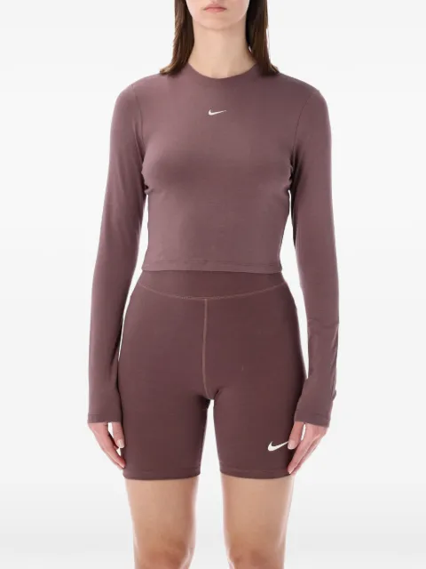 Nike cropped long-sleeve top