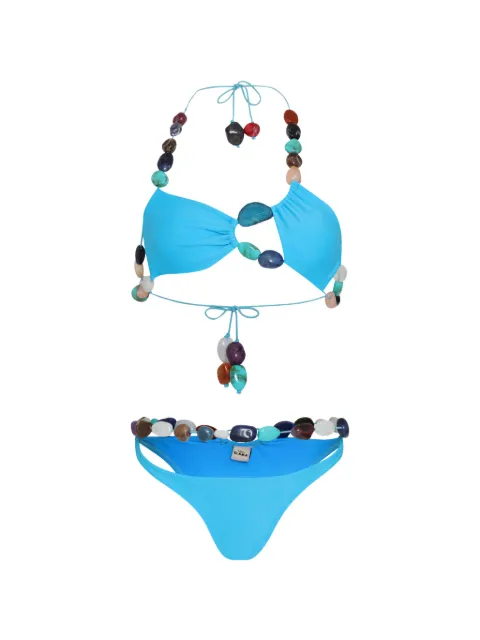 Amir Slama beaded-detail bikini set