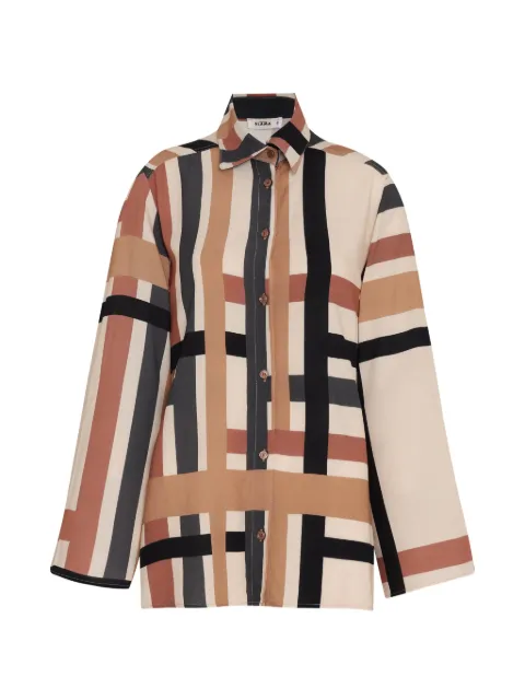 Amir Slama geometric-print shirt