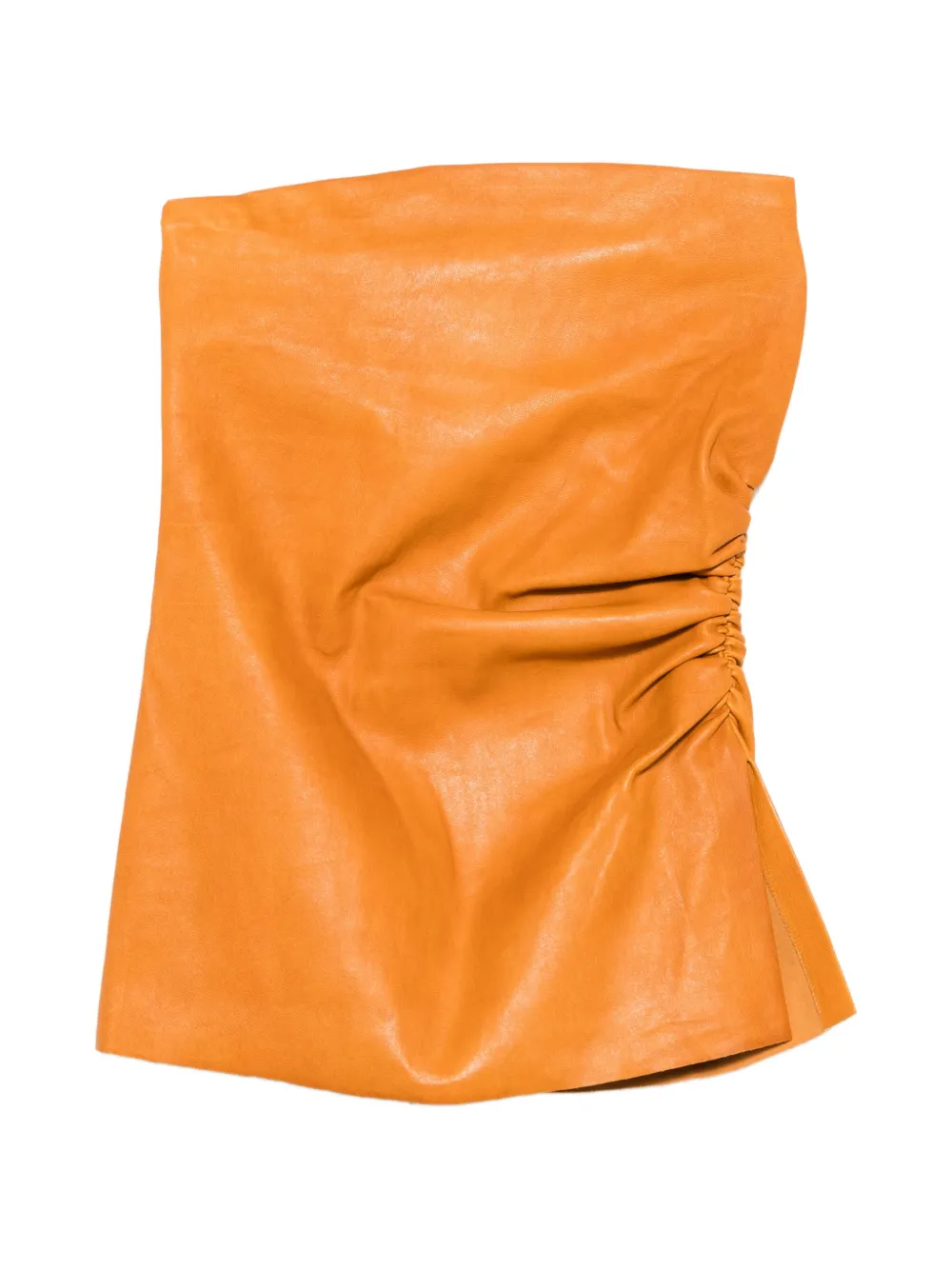 Stouls Laya ruched tube top - Arancione