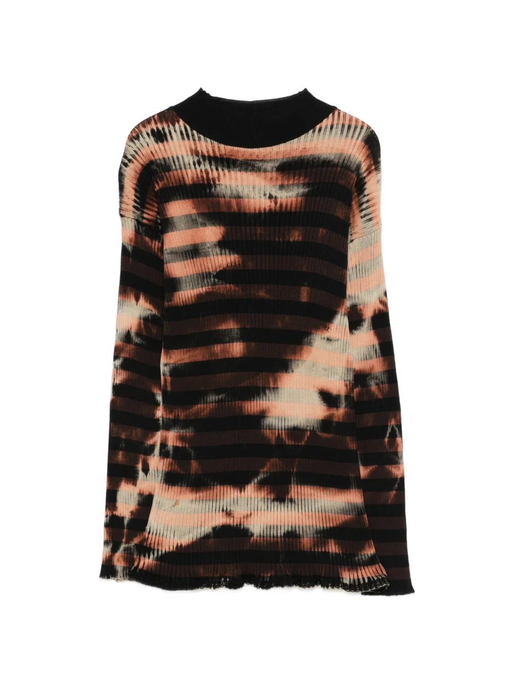 Jean Paul Gaultier Pre-Owned Top a coste anni 2000 - Nero