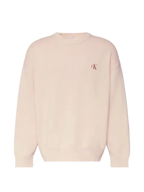 Calvin Klein logo-embroidered sweater