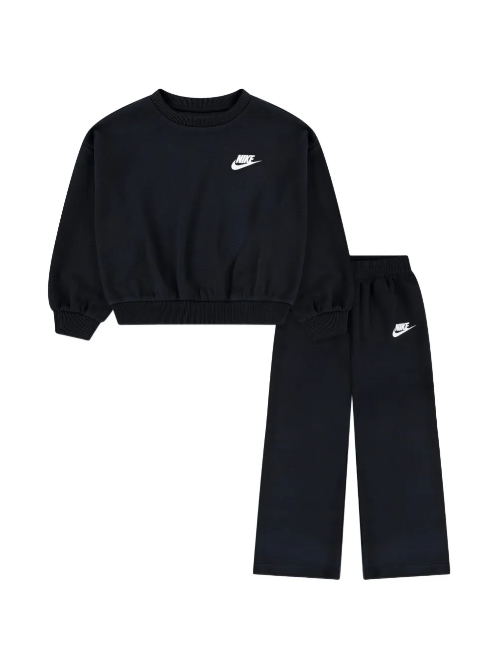 Nike Kids logo-print tracksuit set (set of two) - Nero