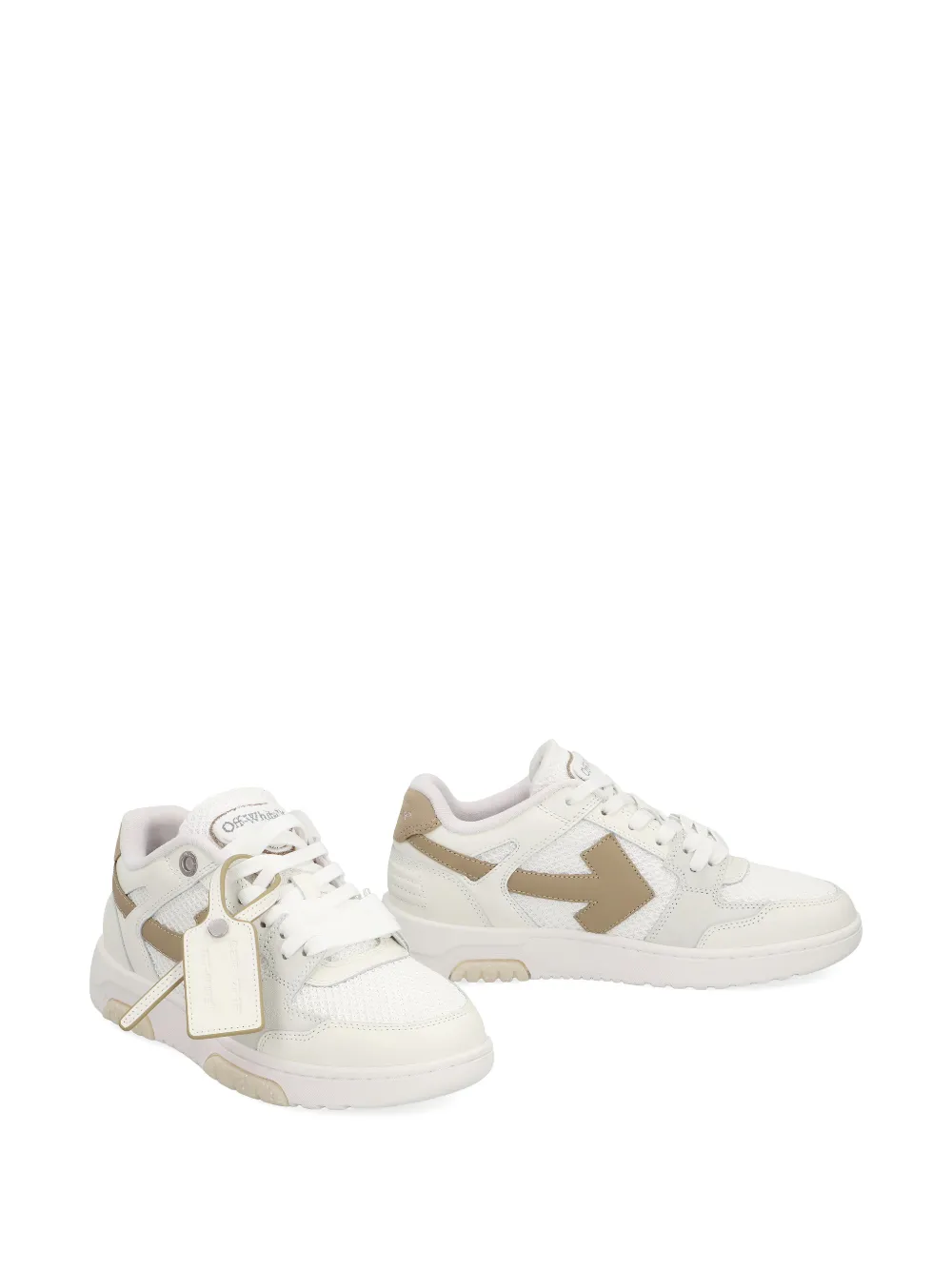 Off-White Sneakers met Arrow-detail Wit