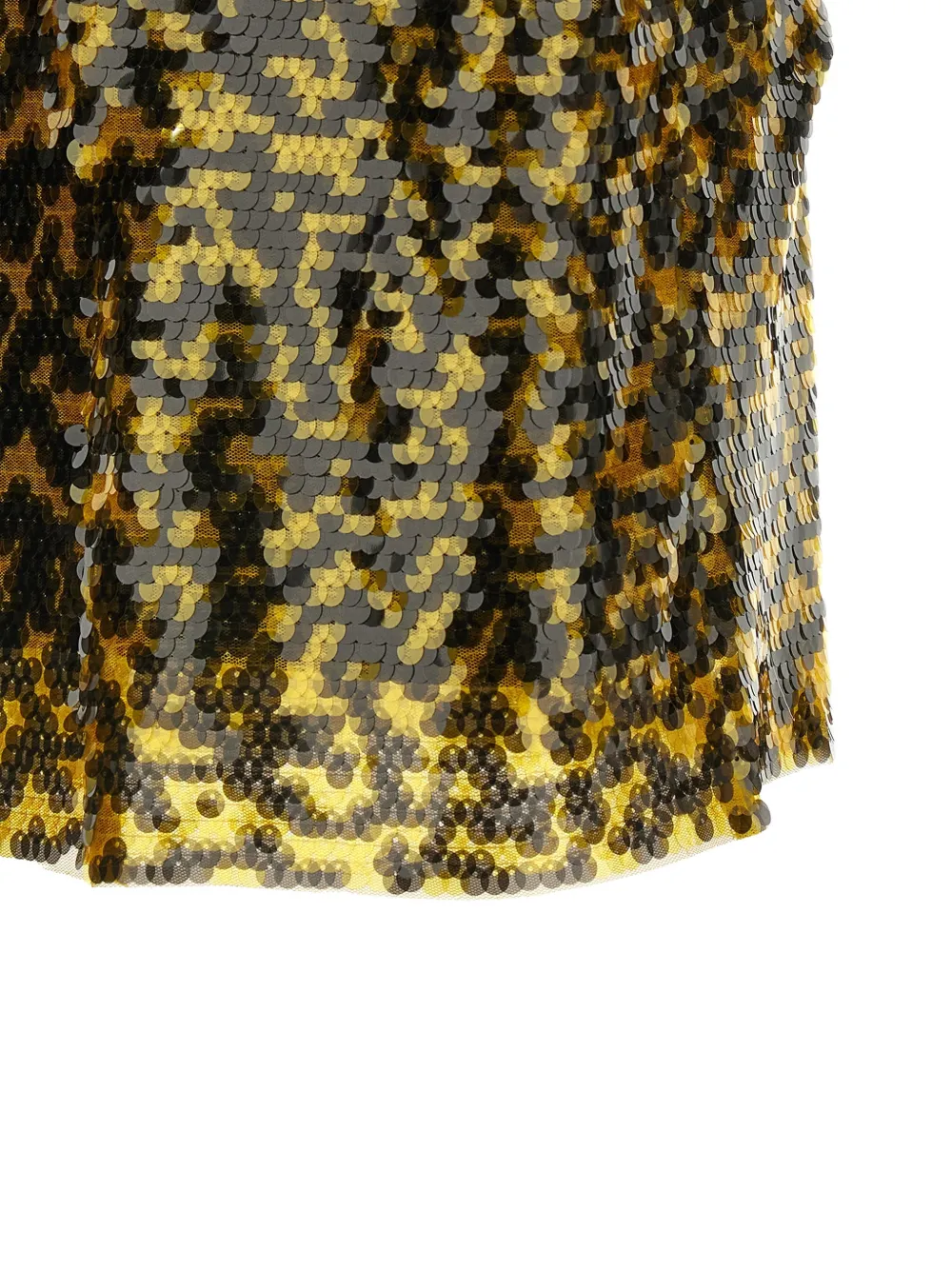  Staud Seraphina Two-tone Sequinned Top - Yellow 