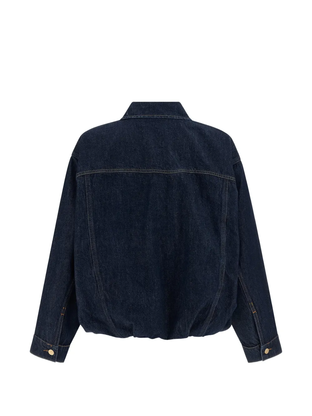  7 For All Mankind Gathered Denim Jacket - Blue 