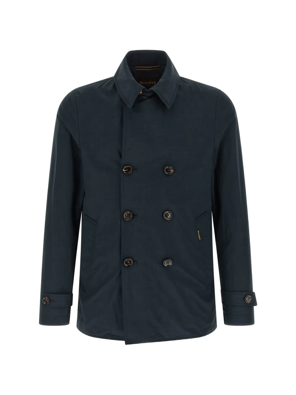 Moorer Scap-Arqua-Wfc double-breasted coat | Blue | Image 1