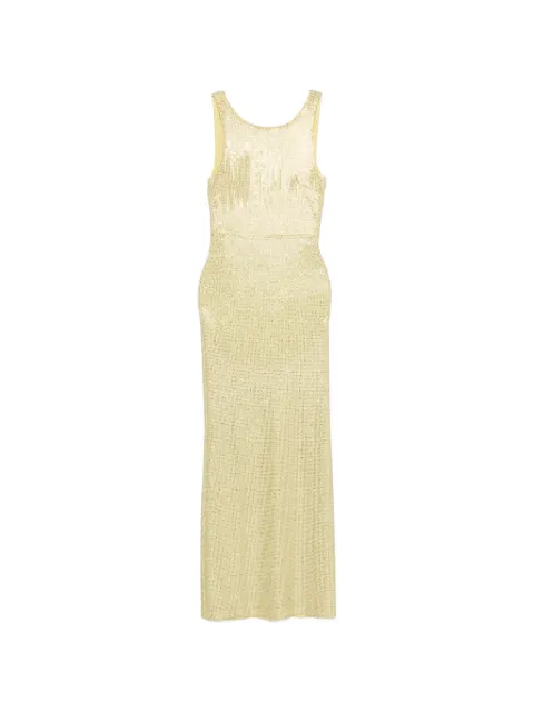 TWENTY FOURHAITCH Abito lungo con paillettes