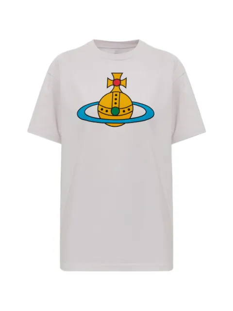 Vivienne Westwood playera con estampado Orb
