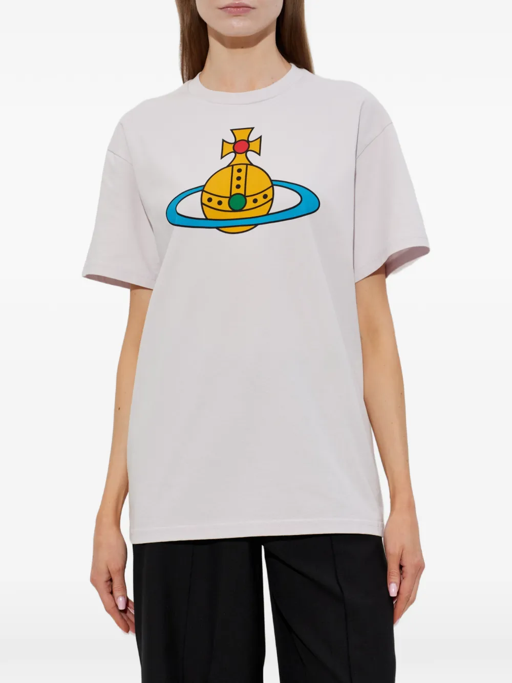 Vivienne Westwood T-shirt met print Wit