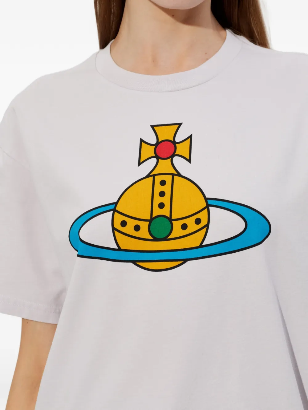 Vivienne Westwood T-shirt met print Wit