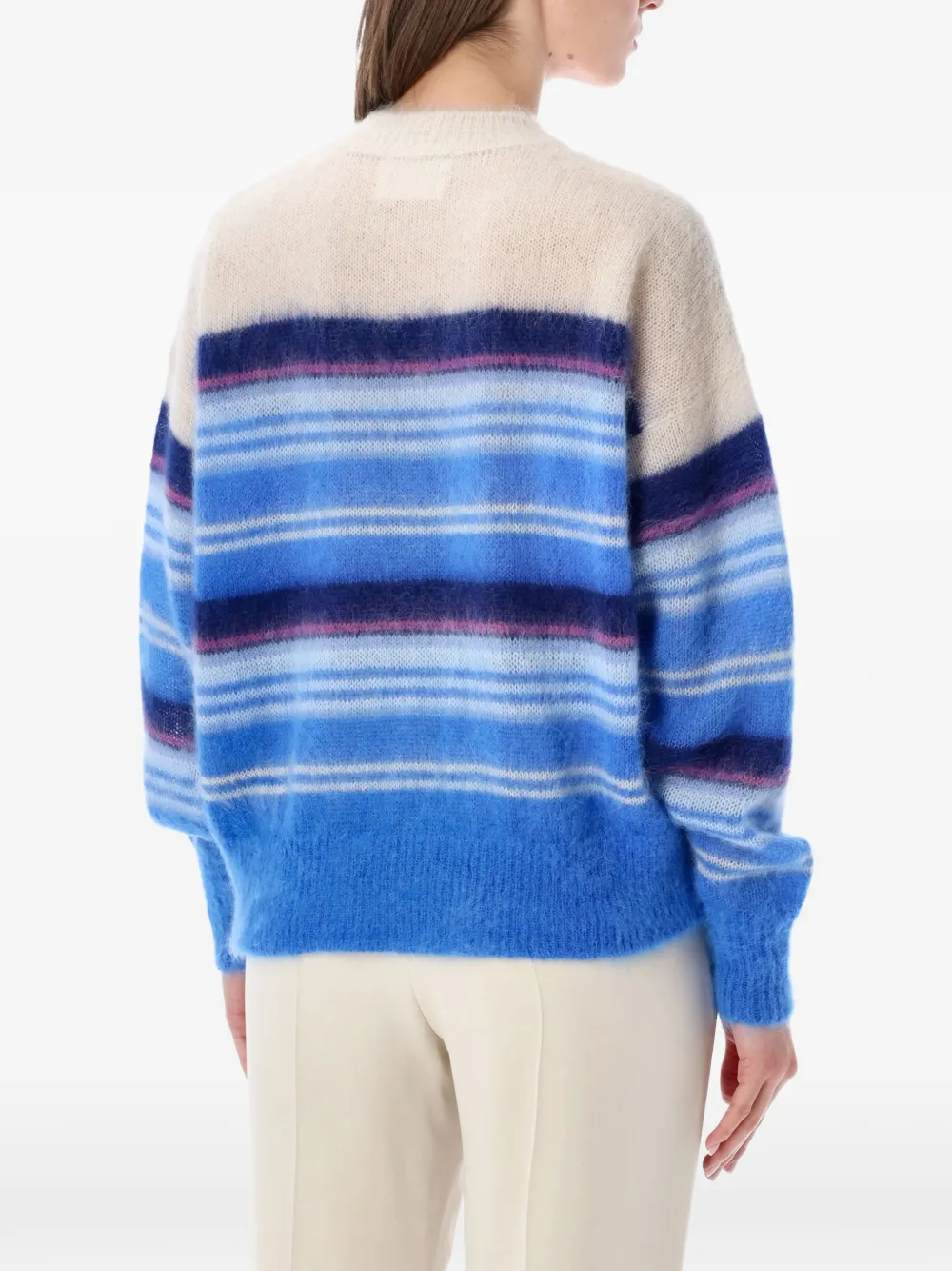  Marant étoile Striped-pattern Sweater - Blue 