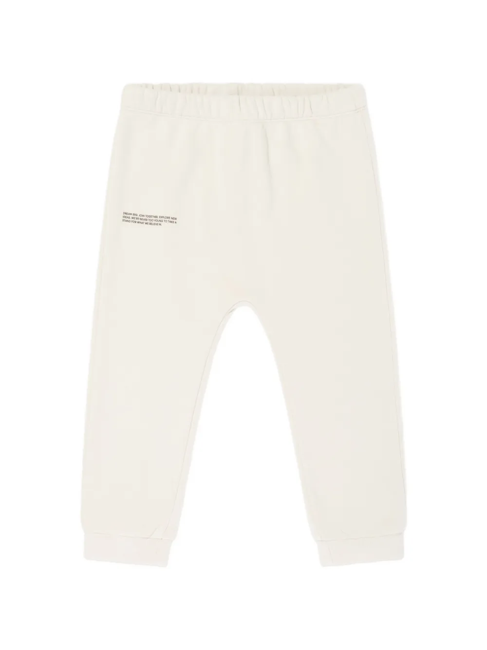 Pangaia Kids lettering tracksuit - Toni neutri