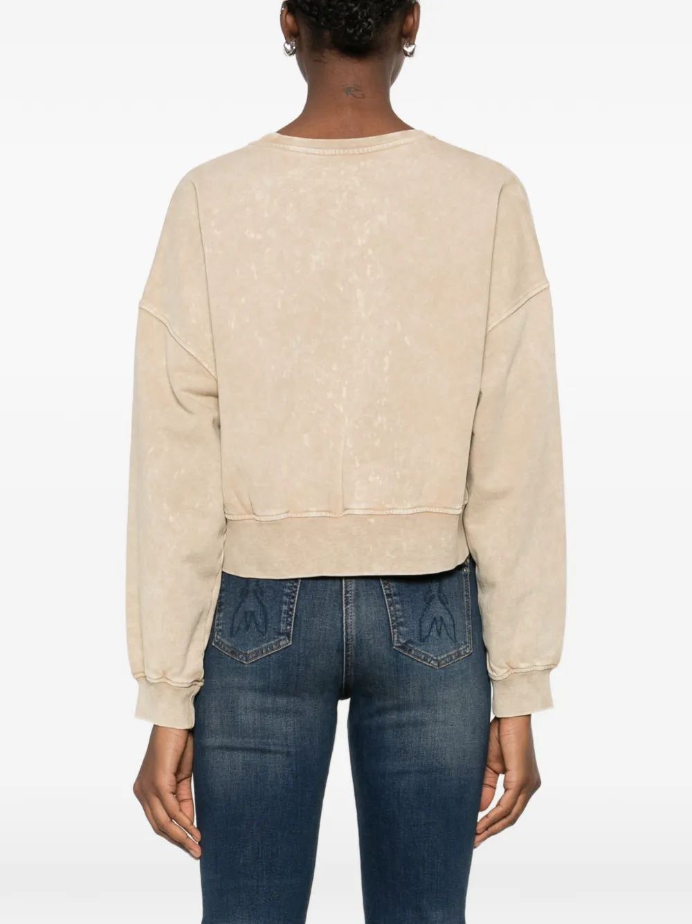PINKO Cropped sweater Beige