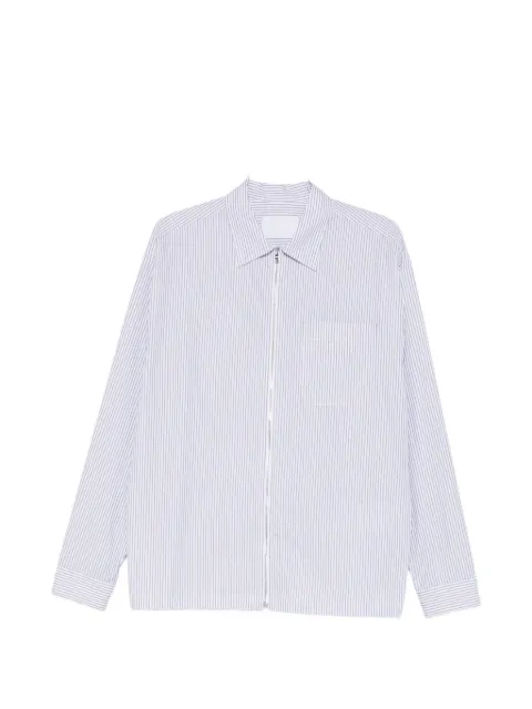 Prada striped zip shirt