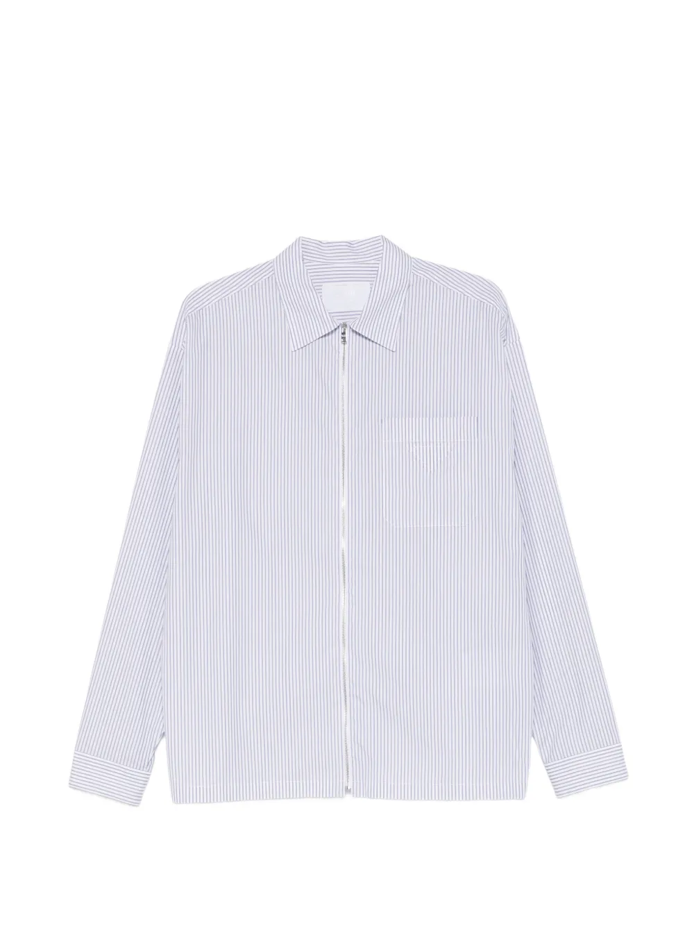 Prada striped zip shirt - Bianco