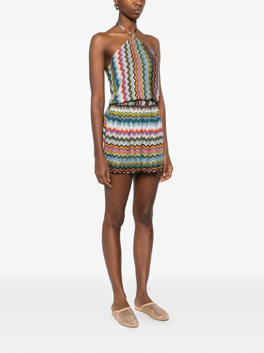 Missoni Zigzag met halternek Zwart