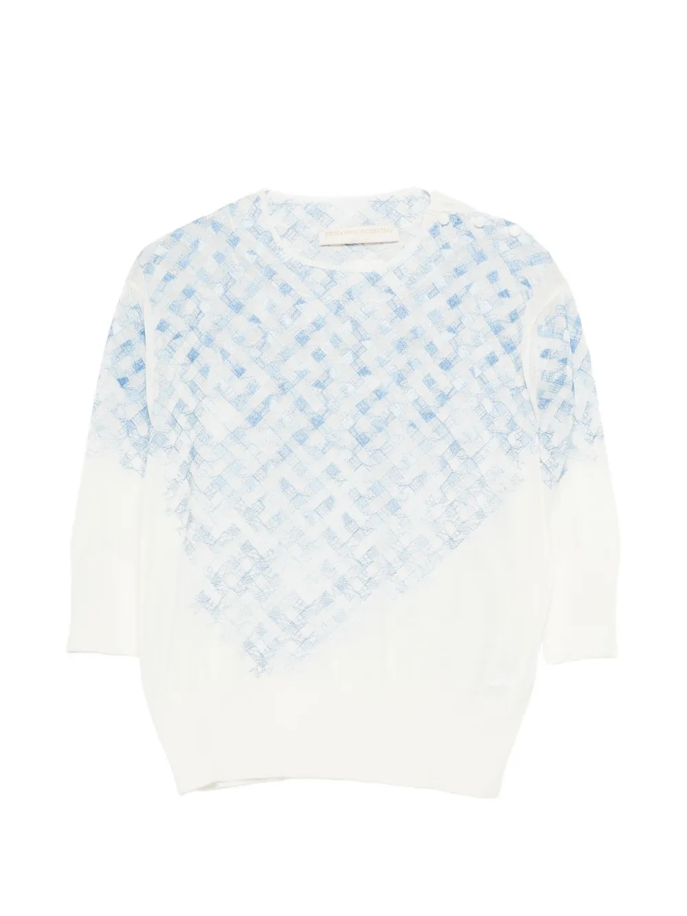 Ermanno Scervino geometric T-shirt - Bianco